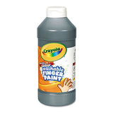 Crayola® Washable Fingerpaint, Black, 16 Oz Bottle freeshipping - TVN Wholesale 