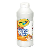 Crayola® Washable Fingerpaint, White, 16 Oz Bottle freeshipping - TVN Wholesale 