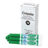 Crayola® Broad Line Washable Markers, Broad Bullet Tip, Green, 12-box freeshipping - TVN Wholesale 