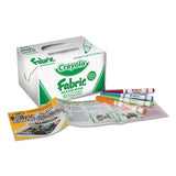 Crayola® Fabric Marker Classpack, Broad Bullet Tip, Assorted Colors, 80-set freeshipping - TVN Wholesale 