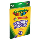 Crayola® Short-length Colored Pencil Set, 3.3 Mm, 2b (#1), Assorted Lead-barrel Colors, 36-pack freeshipping - TVN Wholesale 