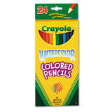 Crayola® Watercolor Pencil Set, 3.3 Mm, 2b (#1), Assorted Lead-barrel Colors, 24-pack freeshipping - TVN Wholesale 