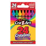 Cra-Z-Art® School Quality Crayon, Assorted Colors, 24-box freeshipping - TVN Wholesale 