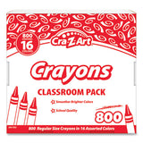 Cra-Z-Art® Crayons, 16 Assorted Colors, 800-pack freeshipping - TVN Wholesale 