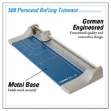 Dahle® Rolling-rotary Paper Trimmer-cutter, 7 Sheets, 18" Cut Length, Metal Base, 8.25 X 22.88 freeshipping - TVN Wholesale 