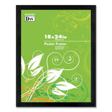 DAX® Flat Face Wood Poster Frame, Clear Plastic Window, 18 X 24, Black Border freeshipping - TVN Wholesale 