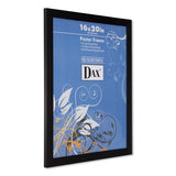 DAX® Black Solid Wood Poster Frames With Plastic Window, Wide Profile, 16 X 20 freeshipping - TVN Wholesale 