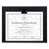 DAX® Plaque With Metal Clip, Wood, 8 1-2 X 11 Insert, Black freeshipping - TVN Wholesale 
