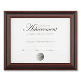 Desk-wall Photo Frame, Plastic, 8 1-2 X 11, Rosewood-black