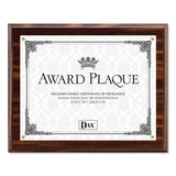 DAX® Award Plaque, Wood-acrylic Frame, Up To 8 1-2 X 11, Walnut freeshipping - TVN Wholesale 