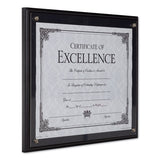DAX® Award Plaque, Wood-acrylic Frame, Up To 8.5 X 11, Black freeshipping - TVN Wholesale 