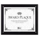 DAX® Award Plaque, Wood-acrylic Frame, Up To 8.5 X 11, Black freeshipping - TVN Wholesale 