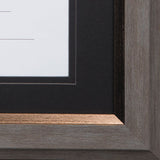 DAX® 2-tone 11 X 14 Document Frame, 8 1-2 X 11 Insert, Gray-gold Frame, Black Mat freeshipping - TVN Wholesale 