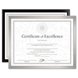 DAX® Value U-channel Document Frame W-certificates, 8 1-2 X 11, Black freeshipping - TVN Wholesale 