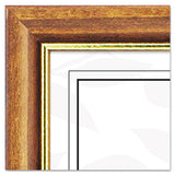 DAX® Two-tone Document-diploma Frame, Wood, 8 1-2 X 11, Black W-gold Leaf Trim freeshipping - TVN Wholesale 