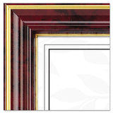 DAX® Gold-trimmed Document Frame With Certificate, Plastic-glass, 8.5 X 11, Black freeshipping - TVN Wholesale 