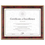 DAX® Gold-trimmed Document Frame With Certificate, Wood, 8.5 X 11, Mahogany freeshipping - TVN Wholesale 