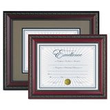 DAX® World Class Document Frame With Certificate, Walnut, 8.5 X 11 freeshipping - TVN Wholesale 