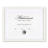 DAX® Wood Gallery Frame With Beveled Mat, 11 X 14, White freeshipping - TVN Wholesale 