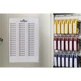 Durable® Locking Key Cabinet, 36-key, Brushed Aluminum, Silver, 11 3-4 X 4 5-8 X 11 freeshipping - TVN Wholesale 