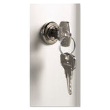 Durable® Locking Key Cabinet, 36-key, Brushed Aluminum, Silver, 11 3-4 X 4 5-8 X 11 freeshipping - TVN Wholesale 