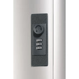 Durable® Locking Key Cabinet, 72-key, Brushed Aluminum, 11 3-4 X 4 5-8 X 15 3-4 freeshipping - TVN Wholesale 