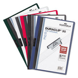 Durable® Duraclip Report Cover, Clip Fastener, Clear-dark Blue, 25-box freeshipping - TVN Wholesale 