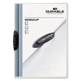 Durable® Swingclip Clear Report Cover, Swing Clip, 8.5 X 11, Clear-clear, 5-pack freeshipping - TVN Wholesale 