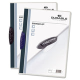 Durable® Swingclip Clear Report Cover, Swing Clip, 8.5 X 11, Clear-clear, 5-pack freeshipping - TVN Wholesale 