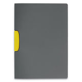 Durable® Duraswing Report Cover, Clip Fastener, 8.5 X 11, Graphite-graphite, 5-pack freeshipping - TVN Wholesale 