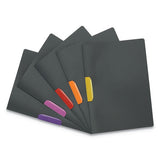 Durable® Duraswing Report Cover, Clip Fastener, 8.5 X 11, Graphite-graphite, 5-pack freeshipping - TVN Wholesale 