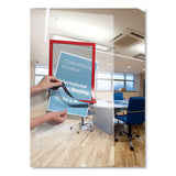 Durable® Duraframe Sign Holder, 8 1-2" X 11", Red Frame, 2-pack freeshipping - TVN Wholesale 