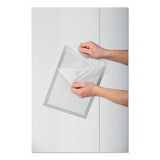 Durable® Duraframe Sign Holder, 8 1-2" X 11", Silver Frame, 2-pack freeshipping - TVN Wholesale 