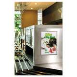 Durable® Duraframe Sign Holder, 11" X 17", Silver, 2-pk freeshipping - TVN Wholesale 