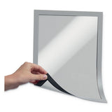 Durable® Duraframe Magnetic Sign Holder, 8.5 X 11, Silver Frame, 2-pack freeshipping - TVN Wholesale 