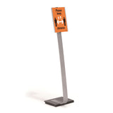 Durable® Info Sign Duo Floor Stand, Letter-size Inserts, 15 X 46 1-2, Clear freeshipping - TVN Wholesale 