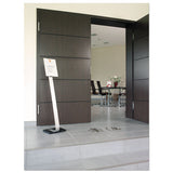 Durable® Info Sign Duo Floor Stand, Tabloid-size Inserts, 15 X 50, Clear freeshipping - TVN Wholesale 