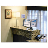 Durable® Sherpa Motion Desk Reference System, 10 Panels, Gray Borders freeshipping - TVN Wholesale 