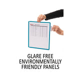 Durable® Sherpa Desk Reference System, 10 Panels, 10 X 5 5-8 X 13 7-8, Assorted Borders freeshipping - TVN Wholesale 