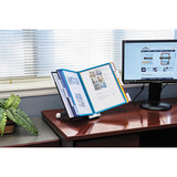 Durable® Sherpa Desk Reference System, 10 Panels, 10 X 5 5-8 X 13 7-8, Assorted Borders freeshipping - TVN Wholesale 