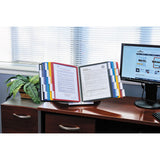 Durable® Sherpa Desk Reference System, 10 Panels, 10 X 5 5-8 X 13 7-8, Assorted Borders freeshipping - TVN Wholesale 