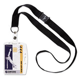 Durable® Id-security Card Holder Set, Vertical-horizontal, Lanyard, Clear, 10-pack freeshipping - TVN Wholesale 