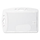 Durable® Replacement Card Holder, Vertical-horizontal, Polystyrene, 10-pack freeshipping - TVN Wholesale 