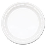 Dart® Famous Service Plastic Dinnerware, Plate, 3-compartment, 10.25" Dia, White, 125-pack, 4 Packs-carton freeshipping - TVN Wholesale 
