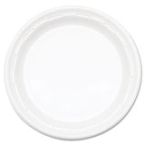 Dart® Famous Service Impact Plastic Dinnerware, Plate, 10.25" Dia, White, 500-carton freeshipping - TVN Wholesale 