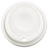 Cappuccino Dome Sipper Lids, Fits 12 Oz, White, 1,000-carton