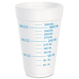 Dart® Graduated Foam Medical Cups, 16 Oz, White, 25-pack, 40 Packs-carton freeshipping - TVN Wholesale 