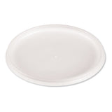 Plastic Lids For Foam Cups, Bowls And Containers, Flat, Not Vented, Fits 6-32 Oz, Clear, 1,000-carton