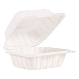 ProPlanet™ by Dart® Hinged Lid Containers, 6 X 6.3 X 3.3, White, 400-carton freeshipping - TVN Wholesale 