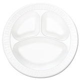 Dart® Concorde Foam Plate, 6" Dia, White, 1,000-carton freeshipping - TVN Wholesale 